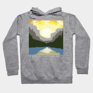 Sunshine forest view Hoodie